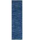 Nourison Essentials Navy Blue Area Rug NRE01-Navy Blue