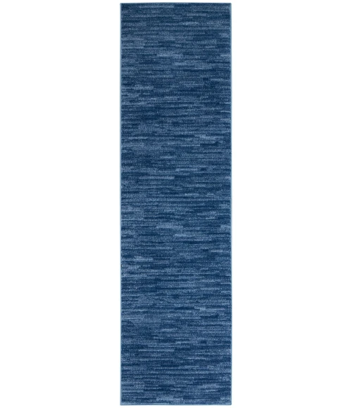Nourison Essentials Navy Blue Area Rug NRE01-Navy Blue