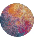 Nourison Passion Round Area Rug PSN10-Sunburst