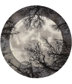 Nourison Home Twilight TWI17 Moon 8 ft. Round Area Rug