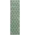 Nourison Home Tranquility Light Green TNQ01 2ft.2in. x 7ft.6in. Rect. Rug