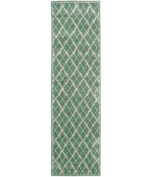 Nourison Home Tranquility Light Green TNQ01 2ft.2in. x 7ft.6in. Rect. Rug