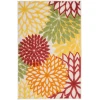 Nourison Home Aloha ALH05 Red Multicolor 2 ft. 8 in. X 4 ft. Area Rug