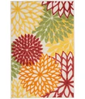 Nourison Aloha Area Rug ALH05-Red Multi Colored