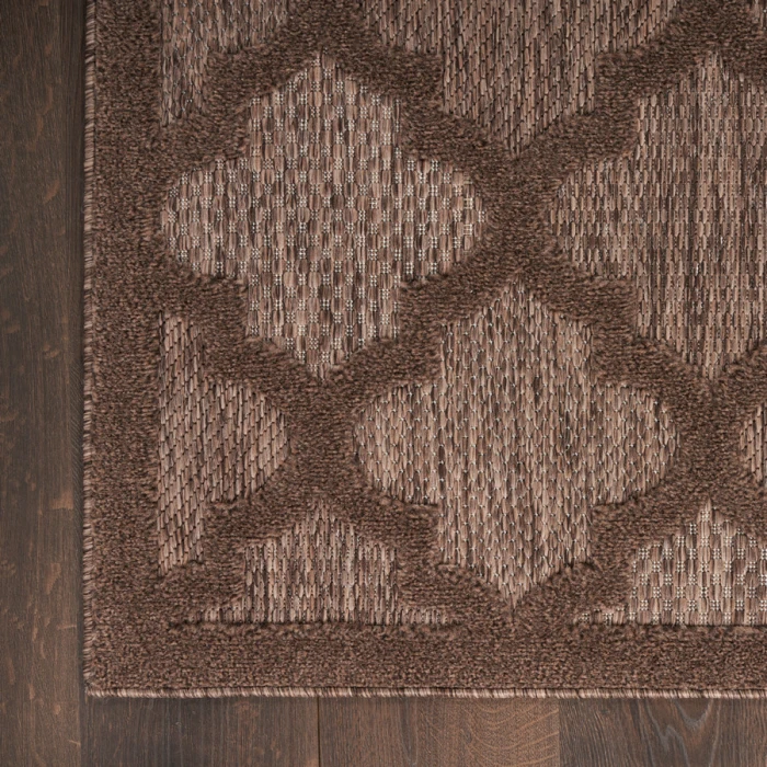 Nourison Home Easy Care Brown NES01 2 ft. X 6 ft. Rectangle Rug