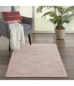 Nourison Home Jubilant JUB06 Ivory Pink 3 ft. X 5 ft. Area Rug