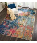 Nourison Celestial Area Rug CES09-Blue/Yellow