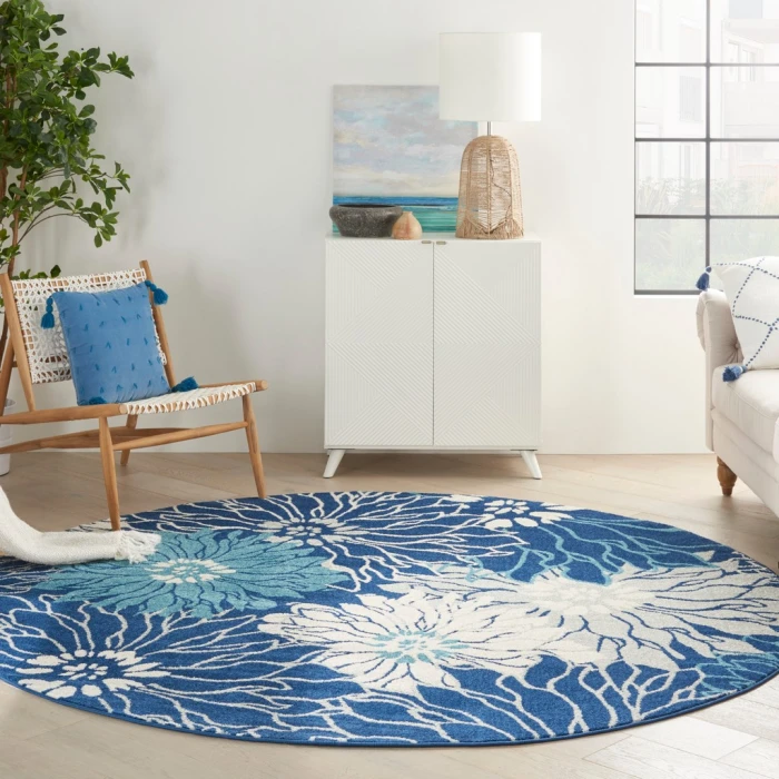 Nourison Passion Area Rug PSN17-Navy/Ivory