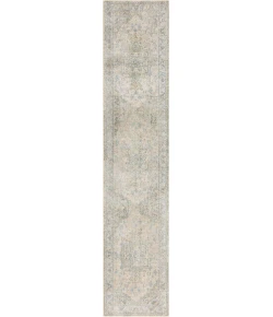 Nourison Astra Machine Washable Blue Green ASW12 2ft. x 6ft. Rect. Rug