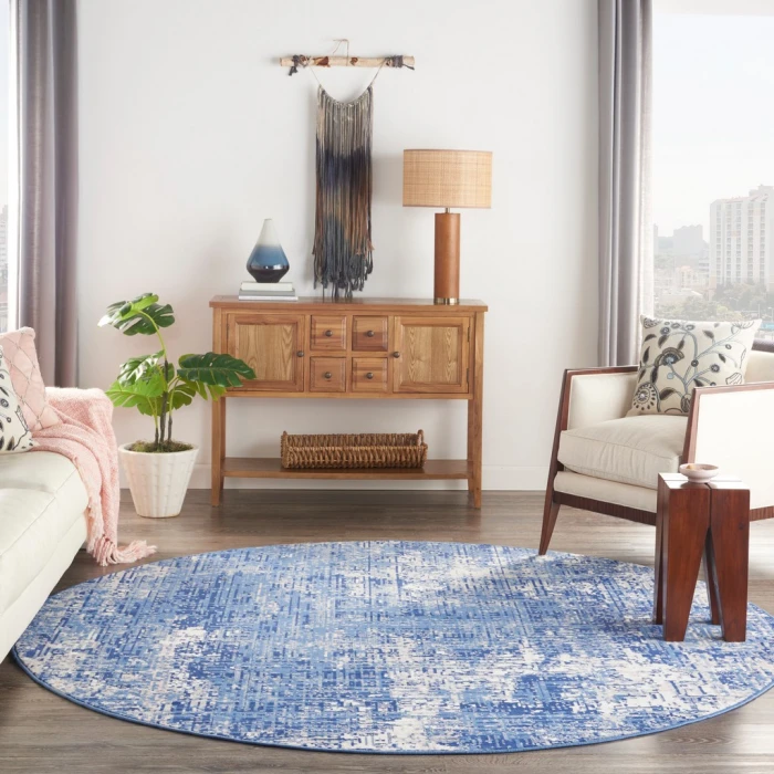 Nourison Whimsicle Area Rug WHS08-Blue Ivory