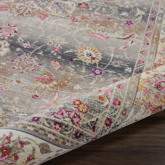 Nourison Vintage Kashan Area Rug VKA01-Grey