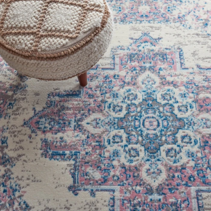 Nourison Grafix Area Rug GRF14-Ivory/Pink