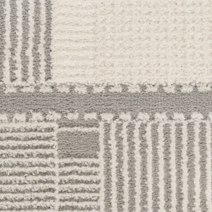 Nourison Home Nordic Ivory Grey NRC09 5 ft. X 7 ft. Rectangle Rug