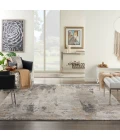 Nourison Tangra Cream Grey TNR05 9 ft. X 12 ft. Rect. Rug