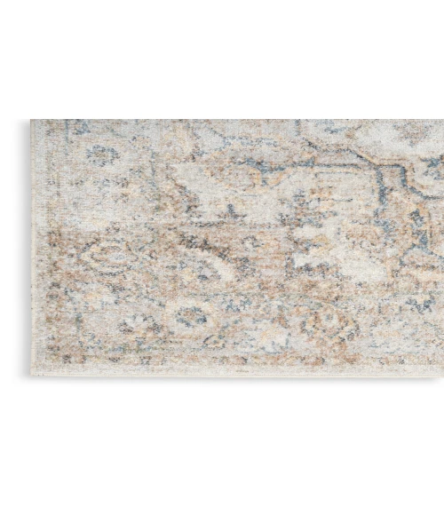 Nourison Astra Machine Washable Silver Grey ASW12 2 ft. X 6 ft. Rectangle Rug