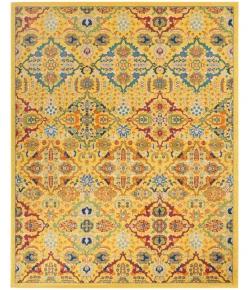 Nourison Home Allur ALR03 Yellow Multicolor 9 ft. X 12 ft. Area Rug