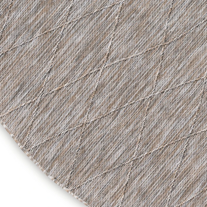 Nourison Washable Solutions Grey/Mocha WSL01 8 ft. X Round Rug