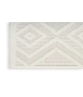 Nourison Versatile Ivory White NRV01 2 ft. 2 in. X 16 ft. Rectangle Rug