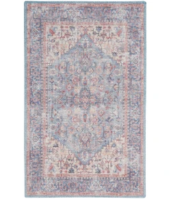 Nourison Home New Concept Washables SR104 Blue Multicolor 3 ft. X 5 ft. Area Rug