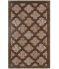 Nourison Easy Care Brown NES01 2 ft. X 4 ft. Rectangle Rug