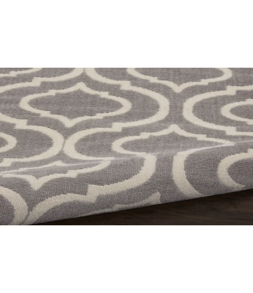 Nourison Jubilant Grey JUB19 2 ft. X 6 ft. Rectangle Rug