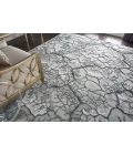 Nourison Divine Charcoal DIV01 9 ft. X 12 ft. Rect. Rug