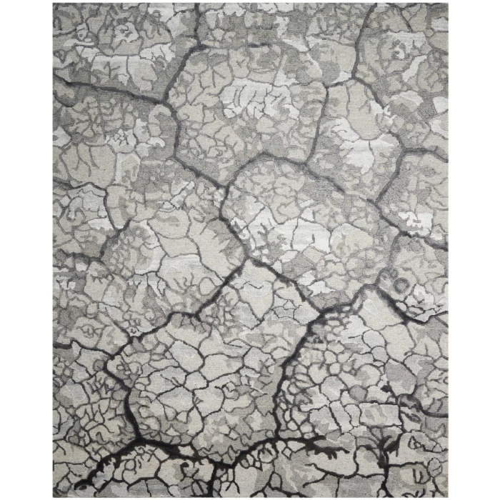 Nourison Divine Charcoal DIV01 9 ft. X 12 ft. Rect. Rug