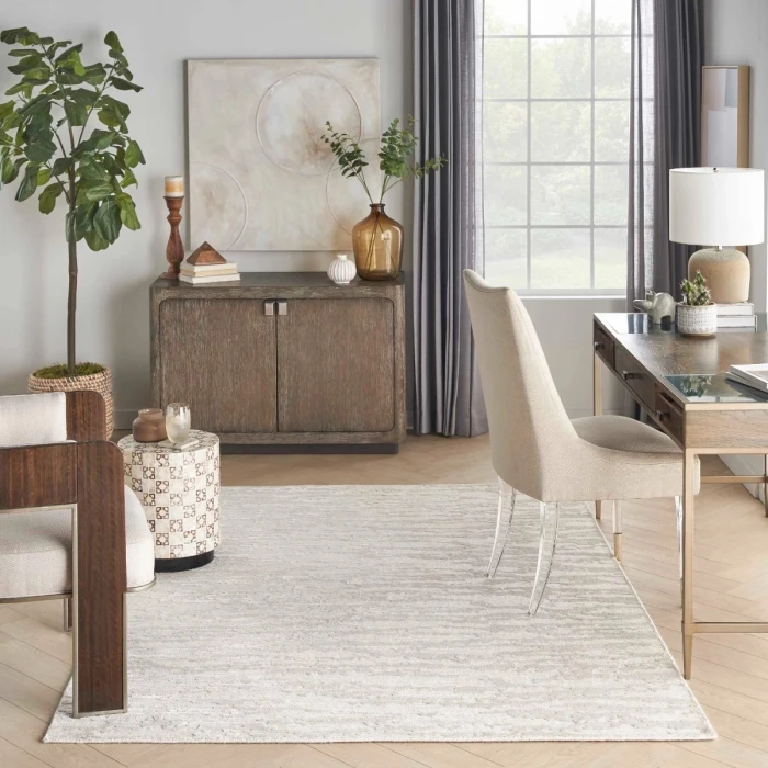 Nourison Divine Ivory DIV11 8 ft. X 10 ft. Rect. Rug