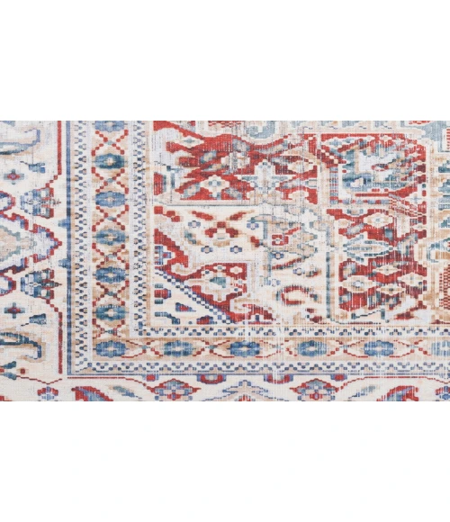 Nourison Vintage Home Ivory Red VNH01 5 ft. X 7 ft. Rectangle Rug