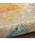 Nourison Celestial Round Area Rug CES12-Ivory/Multicolor