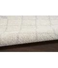 Nourison Astra Machine Washable Ivory ASW10 5 ft. 3 in. Round Rug