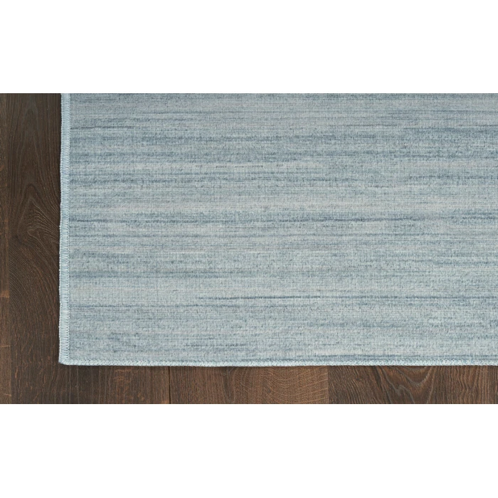 Nourison Washable Essentials Aqua WAE01 2 ft. 2 in. X 8 ft. Rectangle Rug