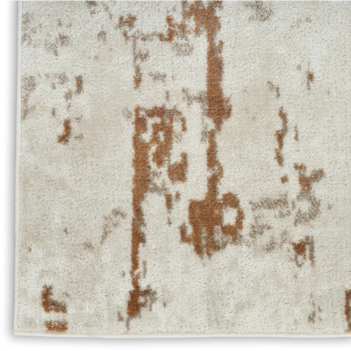 Nourison Quarry Ivory Rust QUA01 12ft. x 15ft. Rect. Rug