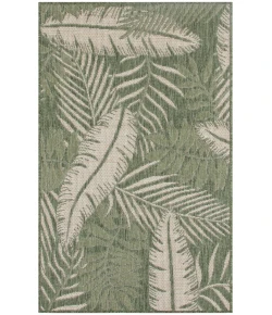 Nourison Home Garden Oasis GOA02 Green Ivory 3 ft. X 5 ft. Area Rug