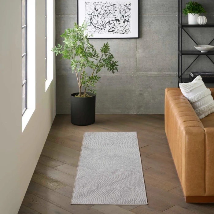 DKNY Central Park West Grey CEP01 8 ft. X 10 ft. Rect. Rug