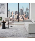 DKNY Central Park West Grey CEP01 8 ft. X 10 ft. Rect. Rug