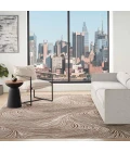DKNY Central Park West Beige Brown CEP02 6 ft. Rect. Rug