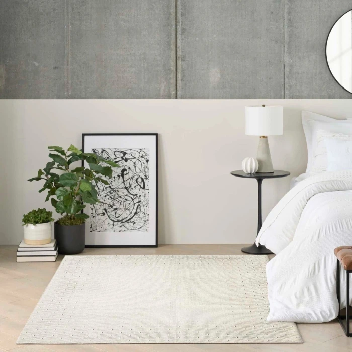 DKNY Grand Street Ivory GRN01 6 ft. X 9 ft. Rect. Rug