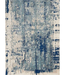 Nourison Home Maxell MAE16 Ivory/Blue 5 ft. 3 in. X 7 ft. 3 in. Area Rug