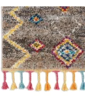 Nourison Nomad Grey NMD05 2ft.2in. x 4ft. Rect. Rug