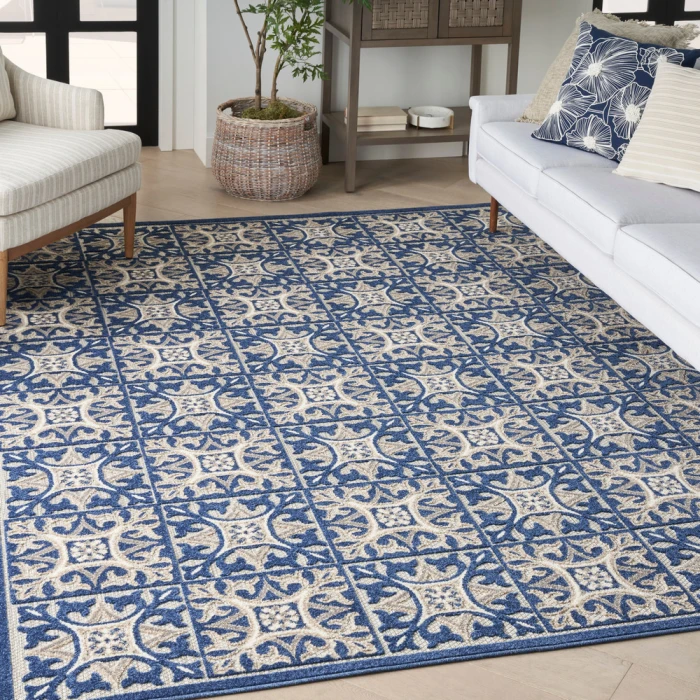 Nourison Aloha Area Rug ALH34 Blue