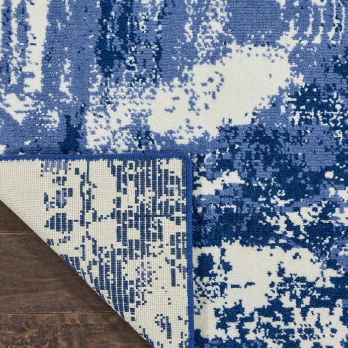 Nourison Twilight Area Rug TWI24 Blue/Ivory
