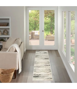 Nourison Home Serenity Home SRH12 Grey Multicolor 2 ft. 2 in. X 7 ft. 6 Area Rug