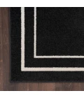 Nourison Home Nourison Essentials Black Ivory NRE02 7 ft. X 10 ft. Rectangle Rug