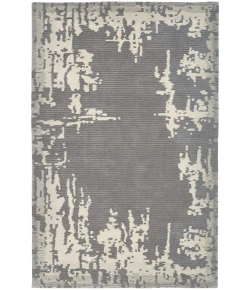 Nourison Home Symmetry SMM02 Grey Beige 5 ft. 3 in. X 7 ft. 9 in. Area Rug