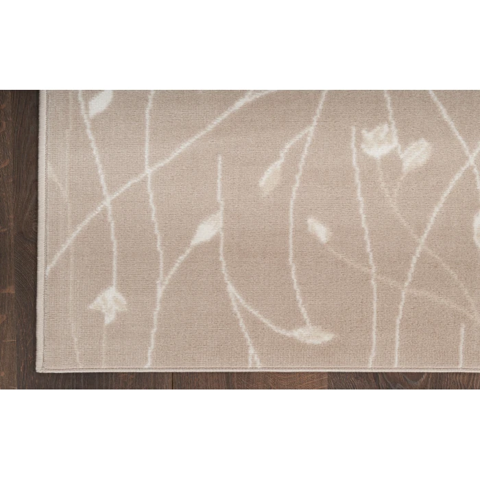Nourison Grafix Beige GRF15 7 ft. 10 in. X 9 ft. 10 in. Rectangle Rug
