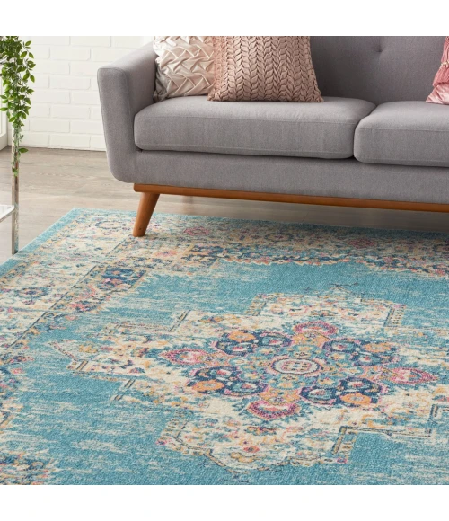 Nourison Passion Area Rug PSN03-Light Blue