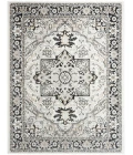 Nourison Dekor Ivory Charcoal DEK08 5 ft. 3 in. X 7 ft. Rect. Rug