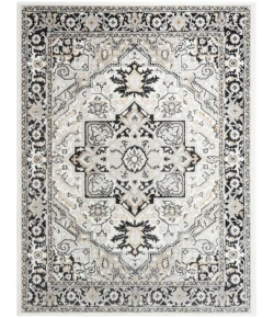 Nourison Home Dekor DEK08 Ivory Charcoal 5 ft. 3 in. X 7 ft. Area Rug