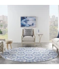 Nourison Whimsicle Area Rug WHS01-Ivory Navy